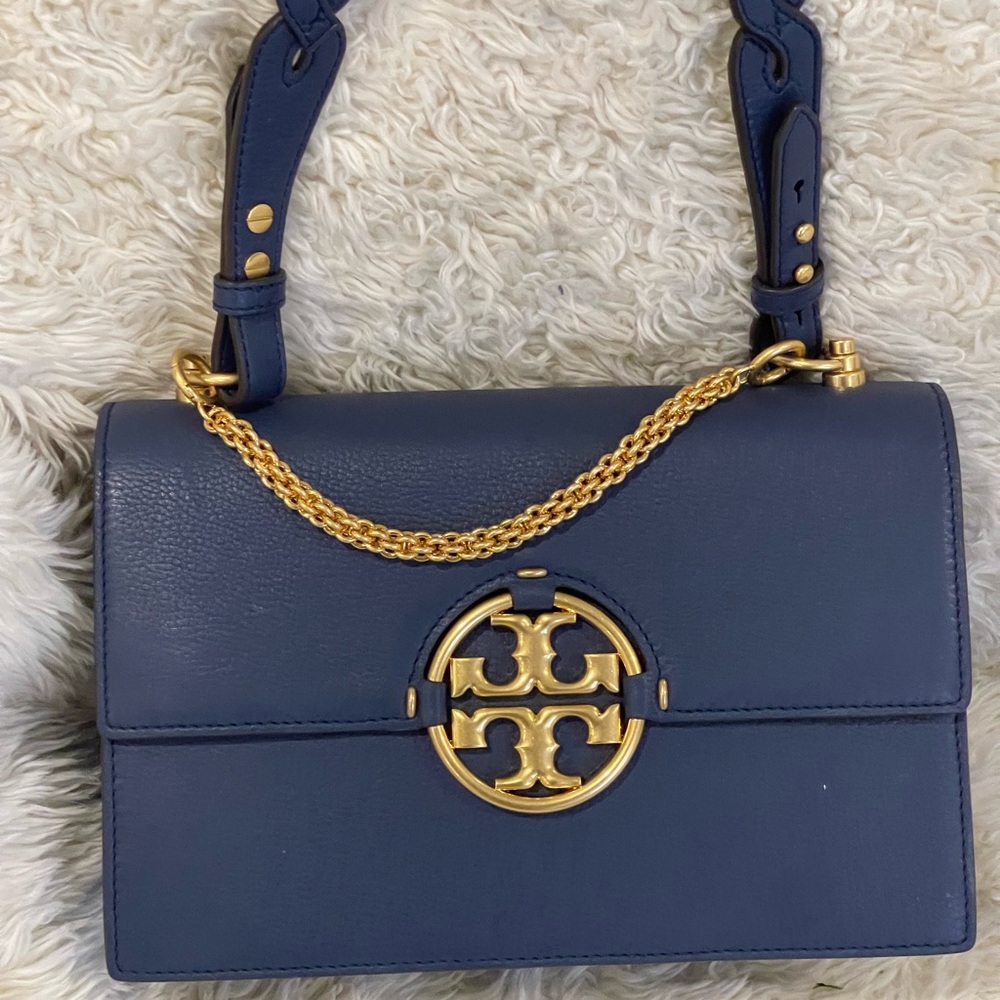 Dark Blue Woman’s Tory Burch Bag
